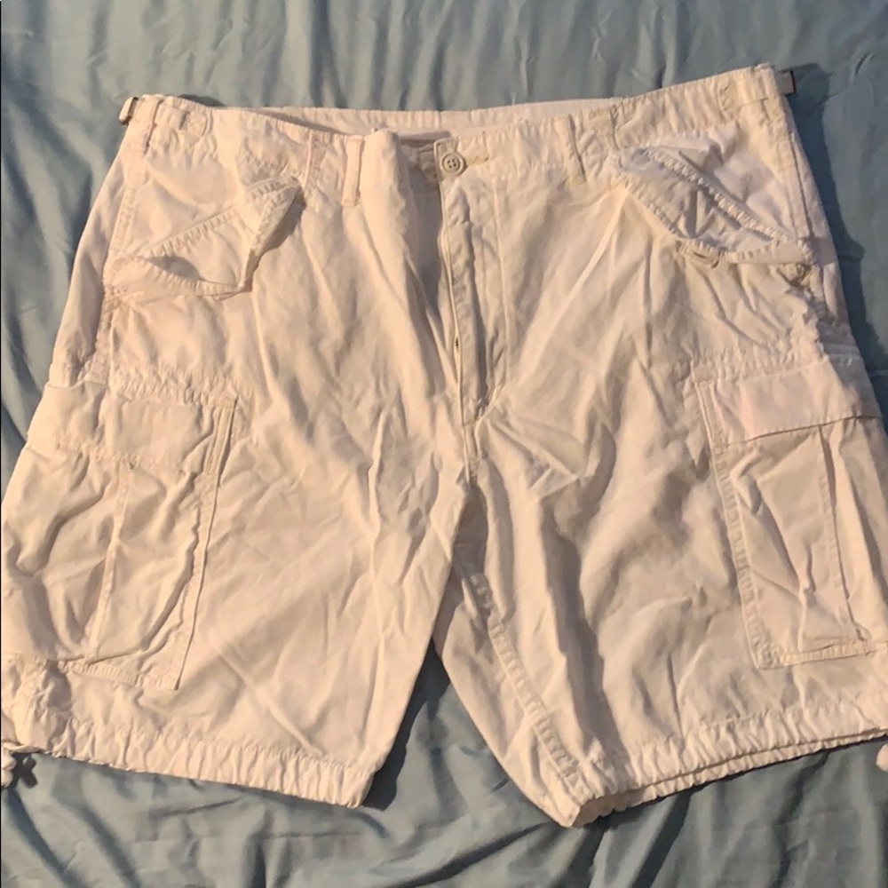 Polo White Cargo Shorts